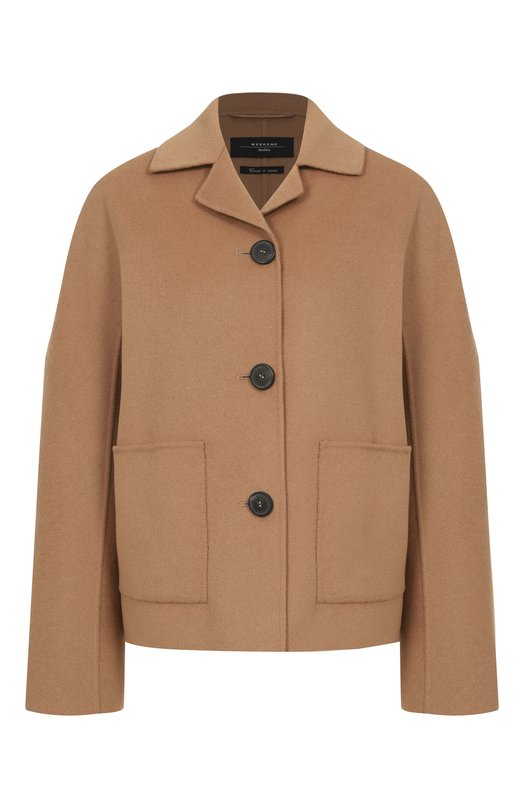 Шерстяная куртка Weekend Max Mara SALE Бежевый SALE