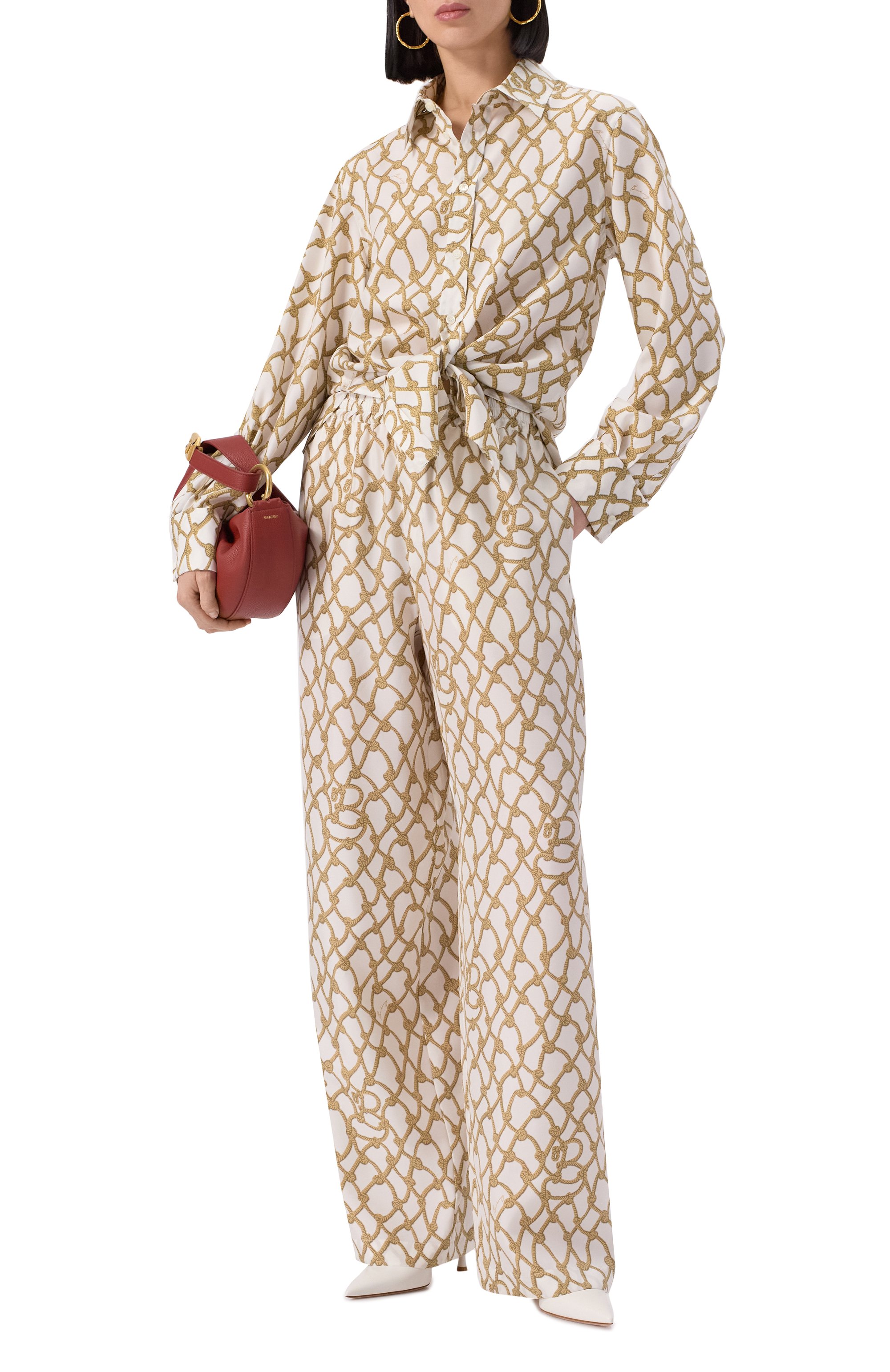 Шелковая блузка BURBERRY, арт. 8107043, фото 2