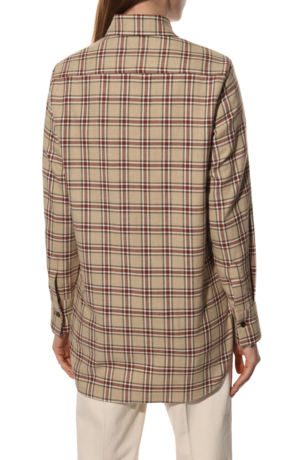 Хлопковая рубашка KITON, арт. D52445H08260, фото 4