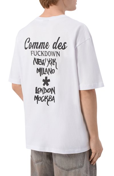 Хлопковая футболка COMME DES FUCKDOWN, арт. CFABM01929, фото 4