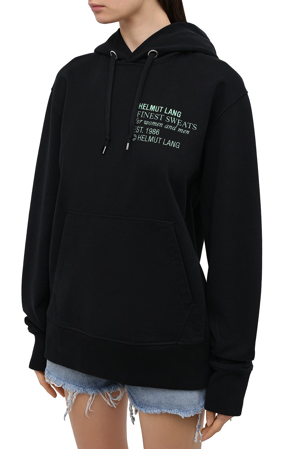 Хлопковое худи HELMUT LANG, арт. K06DW505, фото 3
