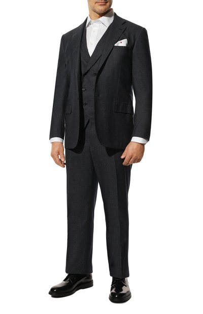 Костюм-тройка из шерсти и шелка KITON, арт. UAGL81/Z96, фото 1