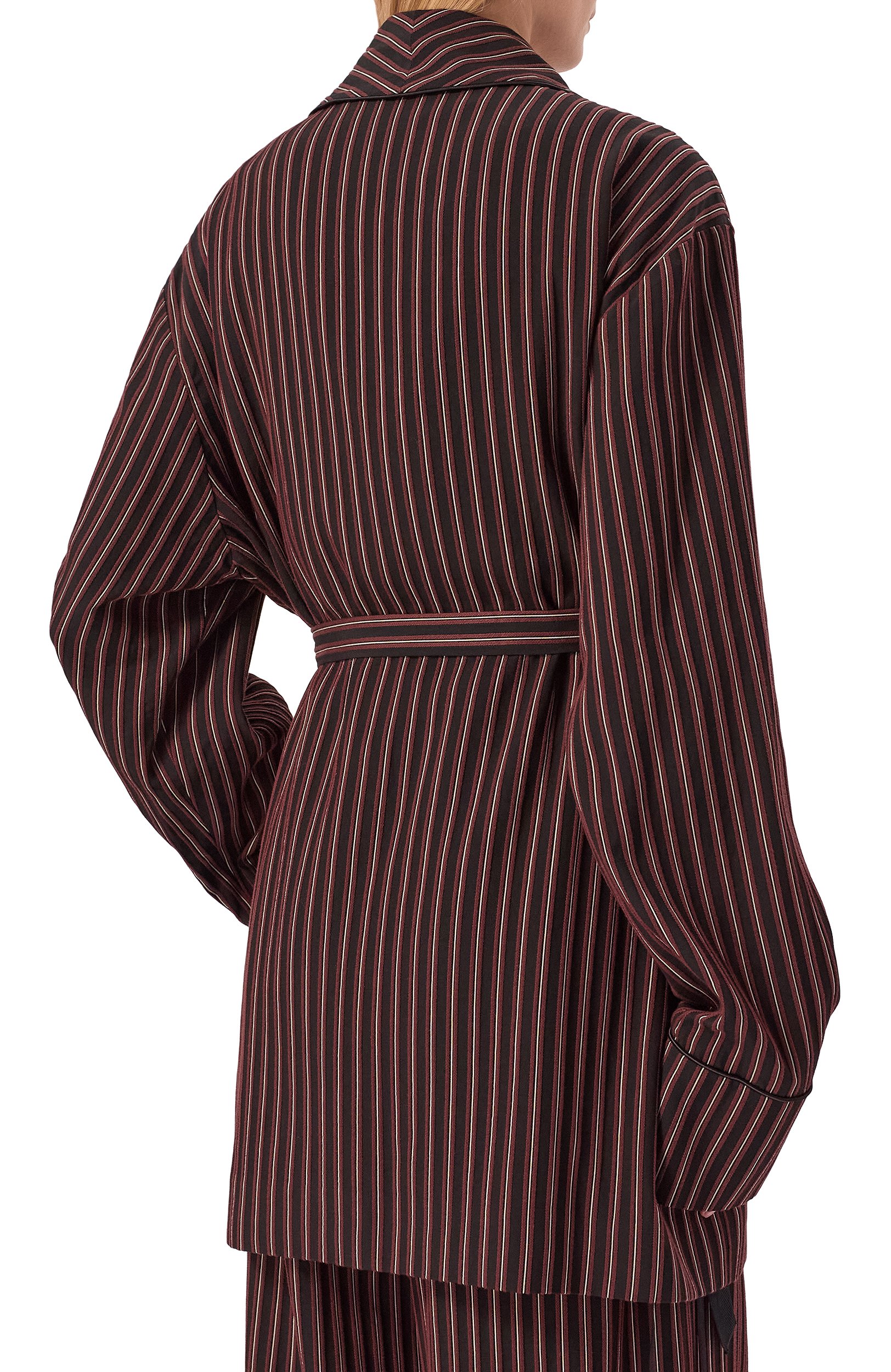 Жакет из вискозы и хлопка ANN DEMEULEMEESTER коричневого цвета по цене 207500 руб., арт. B0014257/FA748, фото 4 Жакет из вискозы и хлопка ANN DEMEULEMEESTER, арт. B0014257/FA748, фото 4