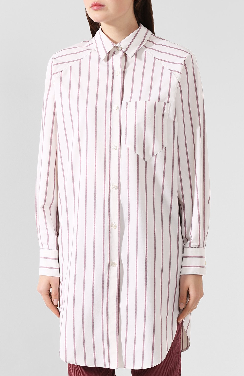 Хлопковая рубашка ISABEL MARANT ETOILE, арт. R01498-19A030E/SANDERS, фото 3