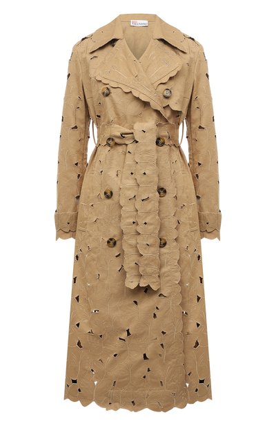 Женский хлопковый тренч REDVALENTINO, арт. XR3CH00D/6AV