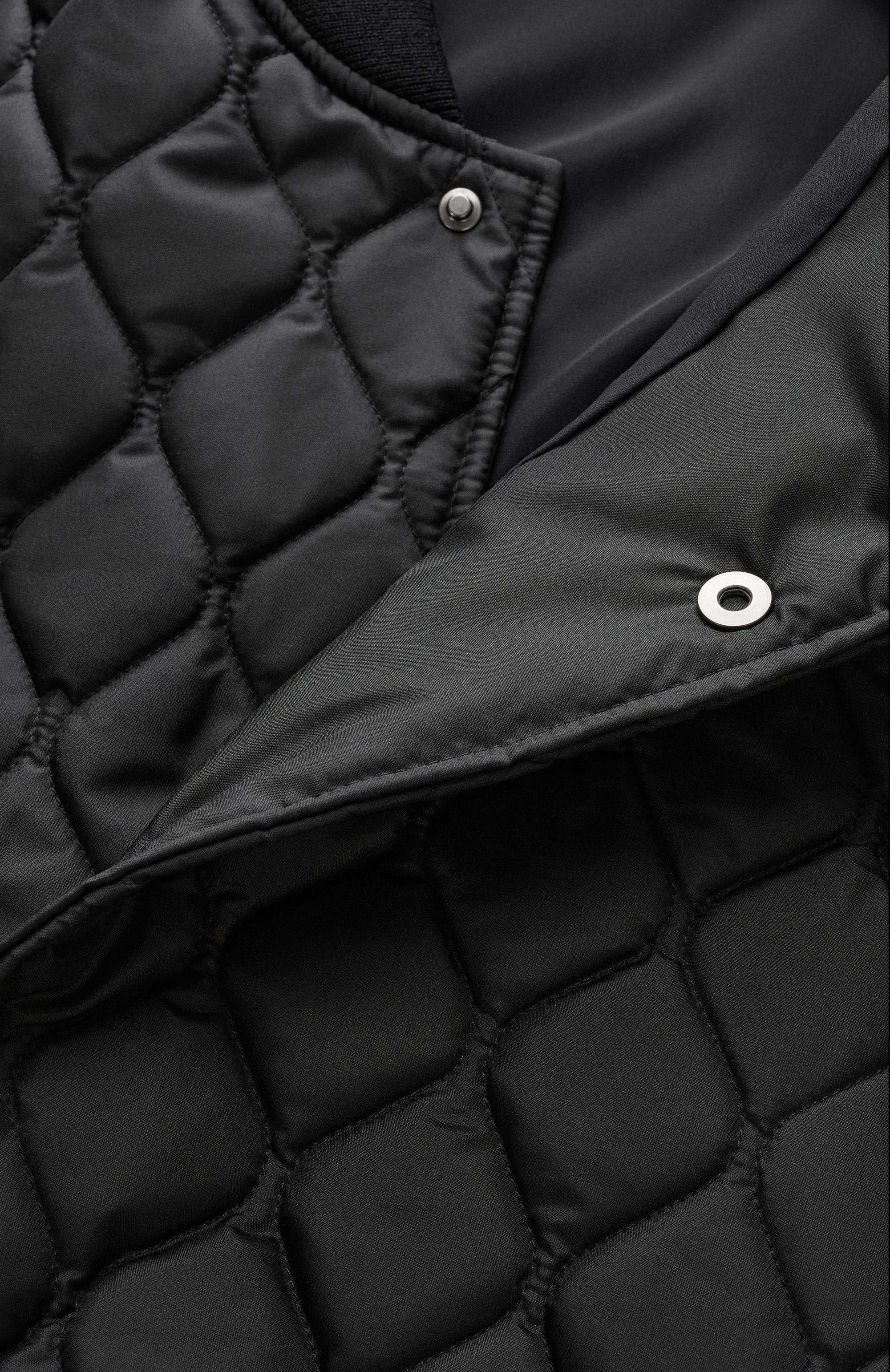 Шелковый бомбер MVST черного цвета по цене 311500 руб., арт. M25.1PM.0005/ZEGNA SILK, фото 5 Шелковый бомбер MVST, арт. M25.1PM.0005/ZEGNA SILK, фото 5