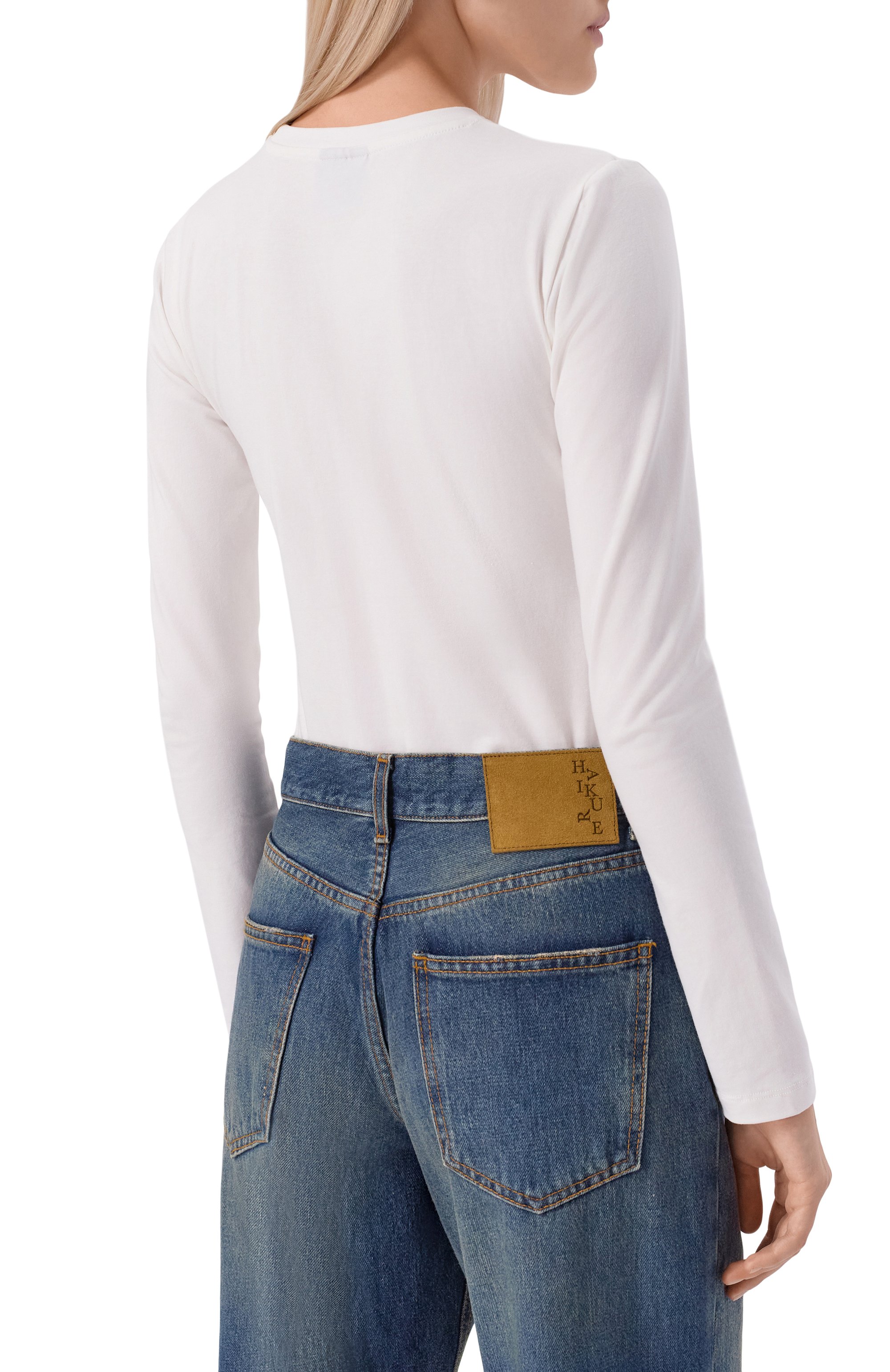 Хлопковое боди COMME DES FUCKDOWN белого цвета по цене 6725 руб., арт. CFABW01383, фото 4 Хлопковое боди COMME DES FUCKDOWN, арт. CFABW01383, фото 4