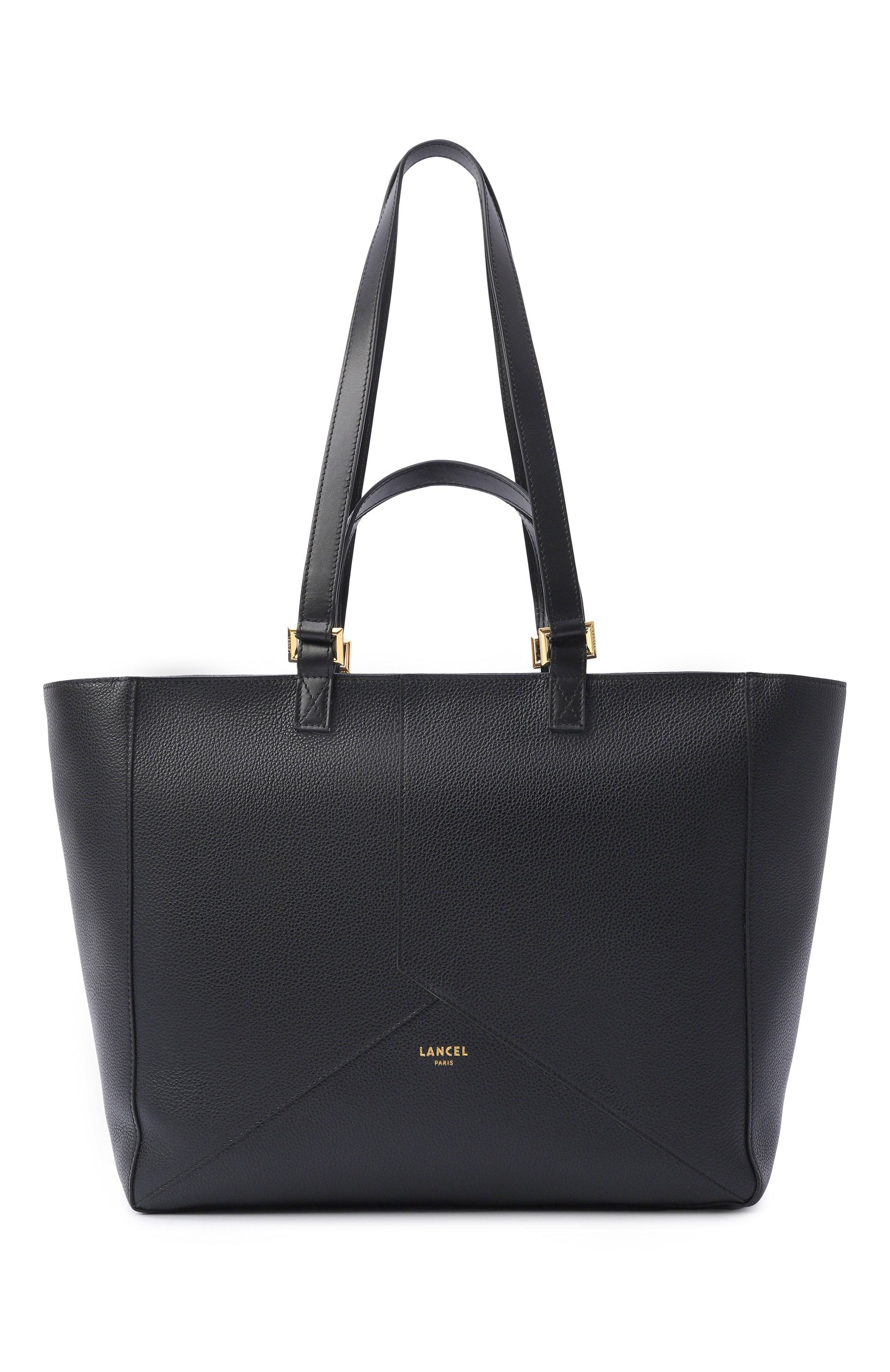 Сумка-тоут enveloppe medium LANCEL черного цвета по цене 88650 руб., арт. A14021, фото 1 Сумка-тоут enveloppe medium LANCEL, арт. A14021, фото 1