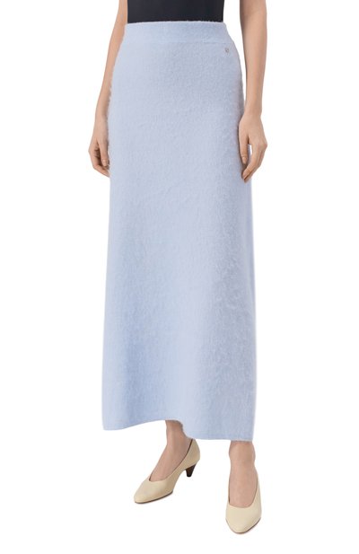 Юбка BOSS ORANGE голубого цвета по цене 24750 руб., арт. 50548955, фото 3 Юбка BOSS ORANGE, арт. 50548955, фото 3