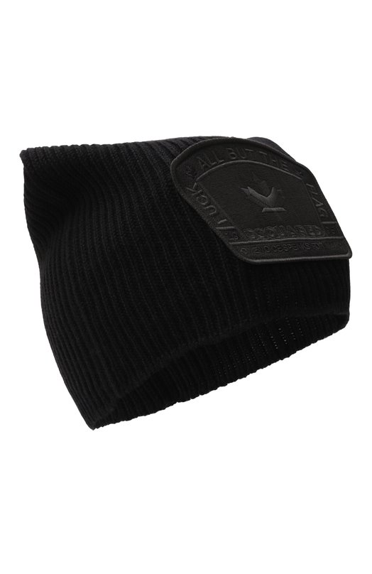 Шерстяная шапка Dsquared2 KNM0195/01W00306 Чёрный KNM0195/01W00306
