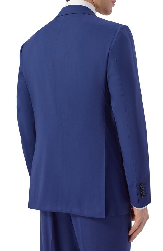 Шерстяной костюм Kiton UA81K0647G Синий  UA81K0647G Фото 3