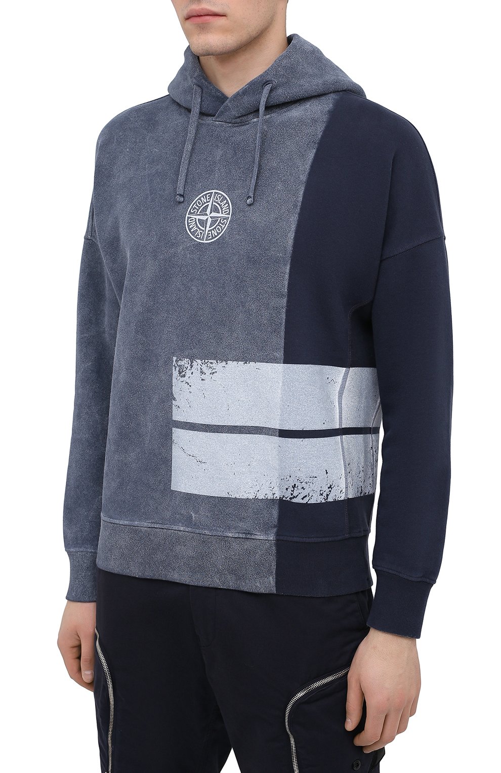 Хлопковое худи STONE ISLAND, арт. 731561889, фото 3
