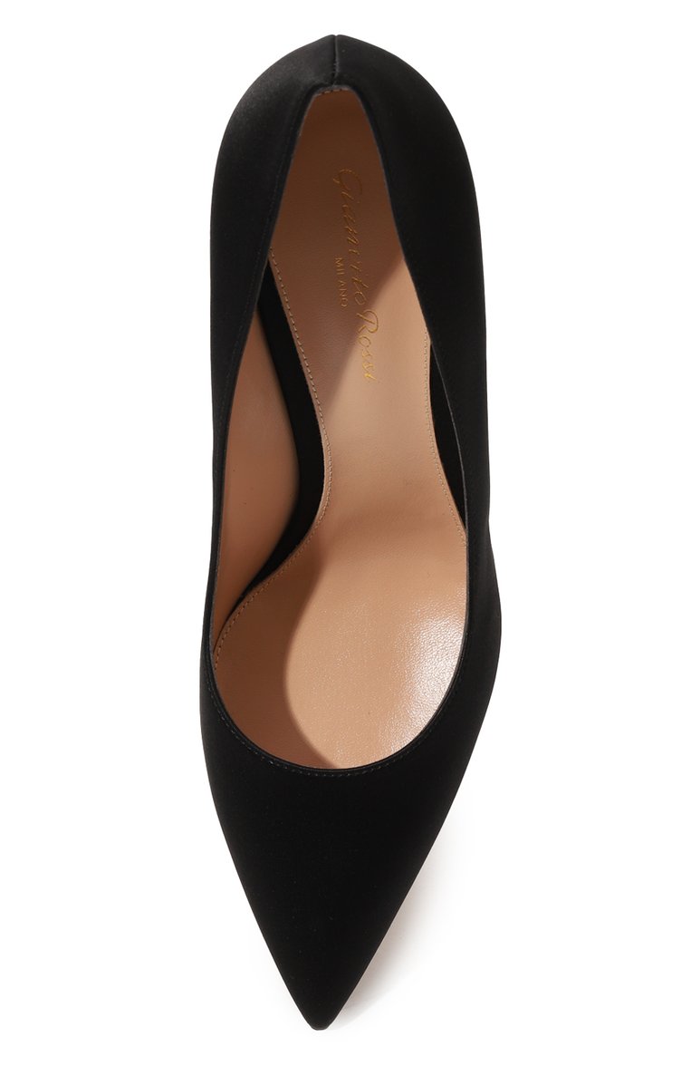 Женские текстильные туфли gianvito 85 GIANVITO ROSSI черного цвета, арт. G24580.85RIC.RASNER0 | Фото 6 (Подошва: Плоская; Каблук высота: Высокий; Материал внешний: Текстиль; Материал внутренний: Натуральная кожа; Каблук тип: Шпилька; Автоматизация Diginetica: Не назначено)