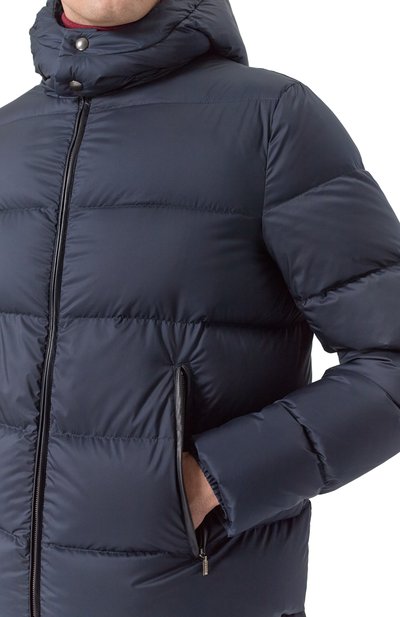 Пуховик ZILLI темно-синего цвета по цене 398000 руб., арт. 0D0021M2010V00000, фото 5 Пуховик ZILLI, арт. 0D0021M2010V00000, фото 5