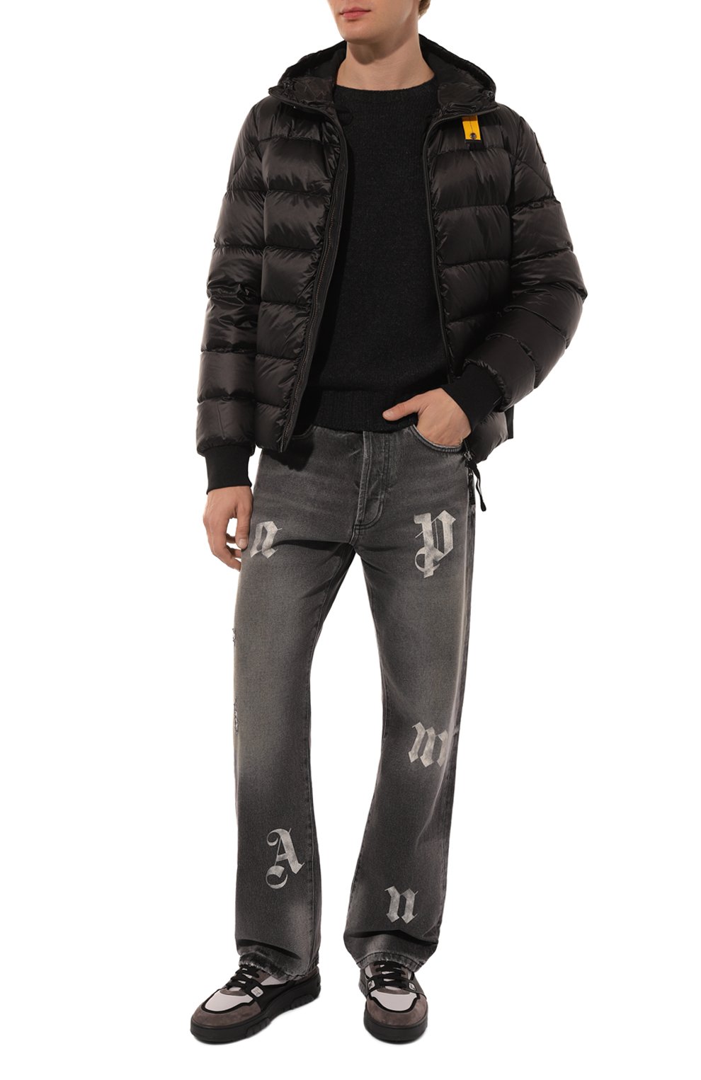 Джемпер из шерсти и вискозы PALM ANGELS, арт. PMHE027F24KNI001, фото 2