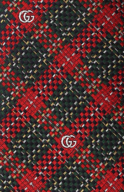 Шелковый галстук GUCCI красного цвета по цене 25920 руб., арт. 644003/4E002, фото 3 Шелковый галстук GUCCI, арт. 644003/4E002, фото 3