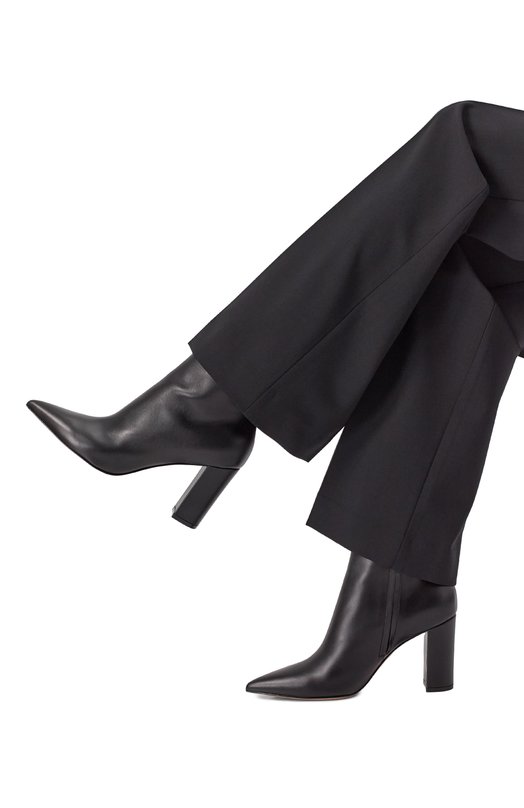 Кожаные ботильоны Lyell 85 Gianvito Rossi G73134.85RIC.VGINER0 Чёрный  G73134.85RIC.VGINER0 Фото 2
