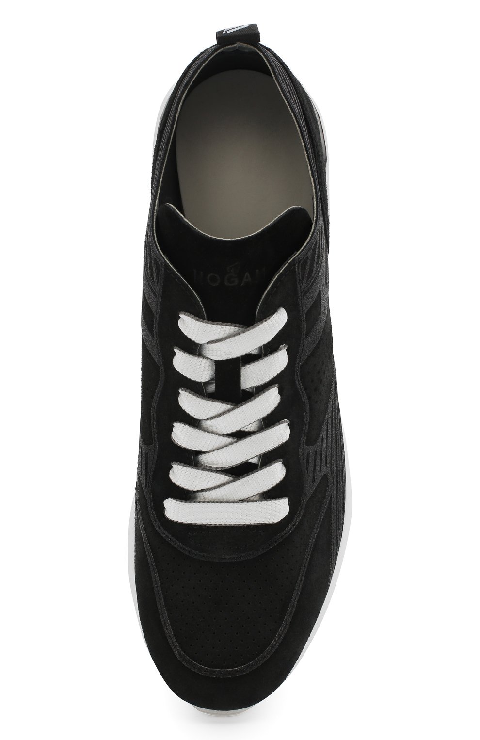 Замшевые кроссовки HOGAN, арт. HXW3850BM40FFY, фото 5