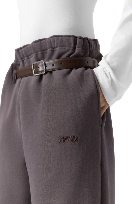 Хлопковые брюки Magliano MGSS26PA06012 Коричневый  MGSS26PA06012 Фото 5