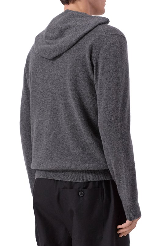 Кашемировое худи 7 For All Mankind 7M0C0F16-1PG Серый  7M0C0F16-1PG Фото 4