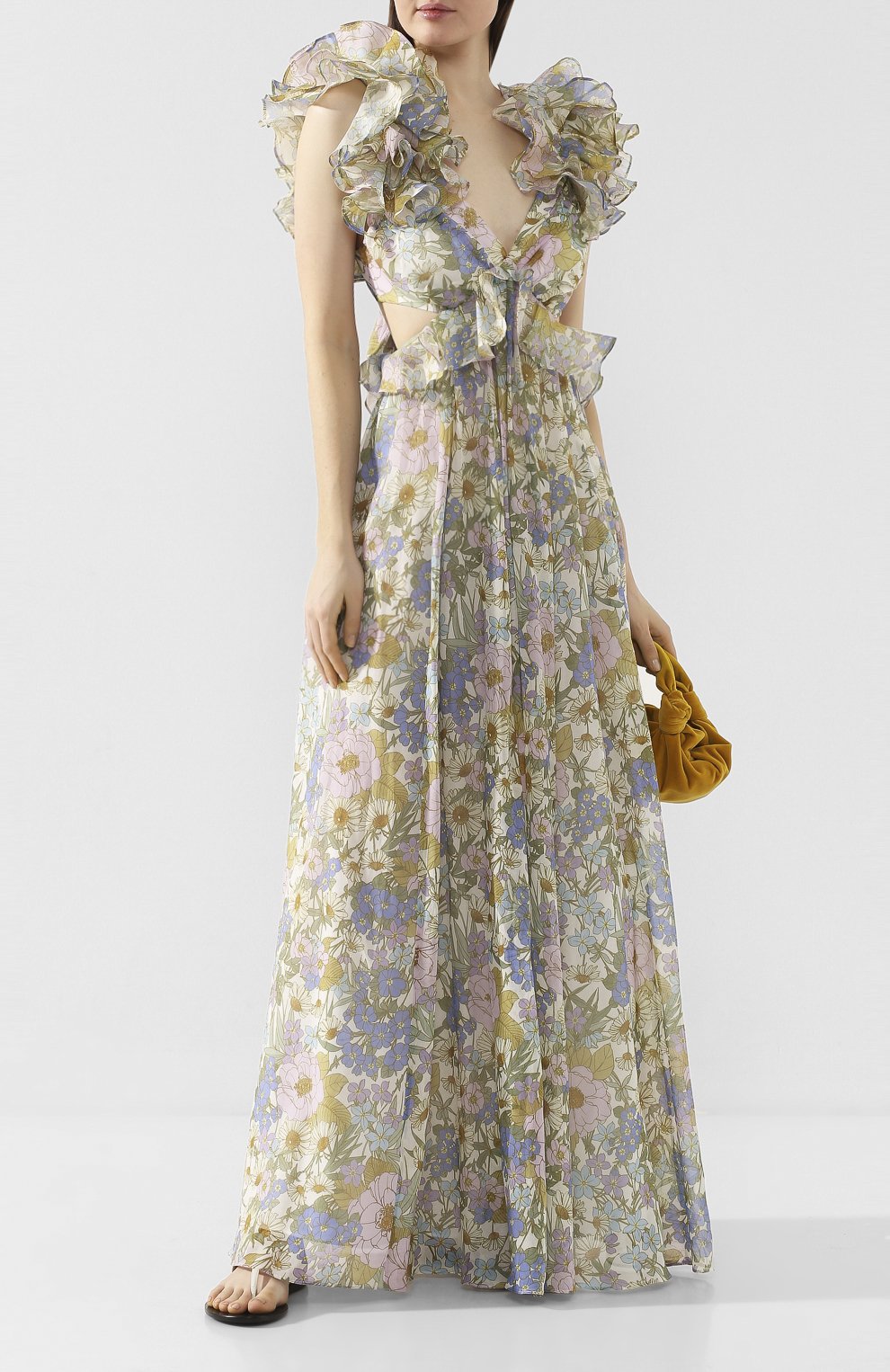 Платье из смеси хлопка и шелка ZIMMERMANN, арт. 7350DSUP, фото 2