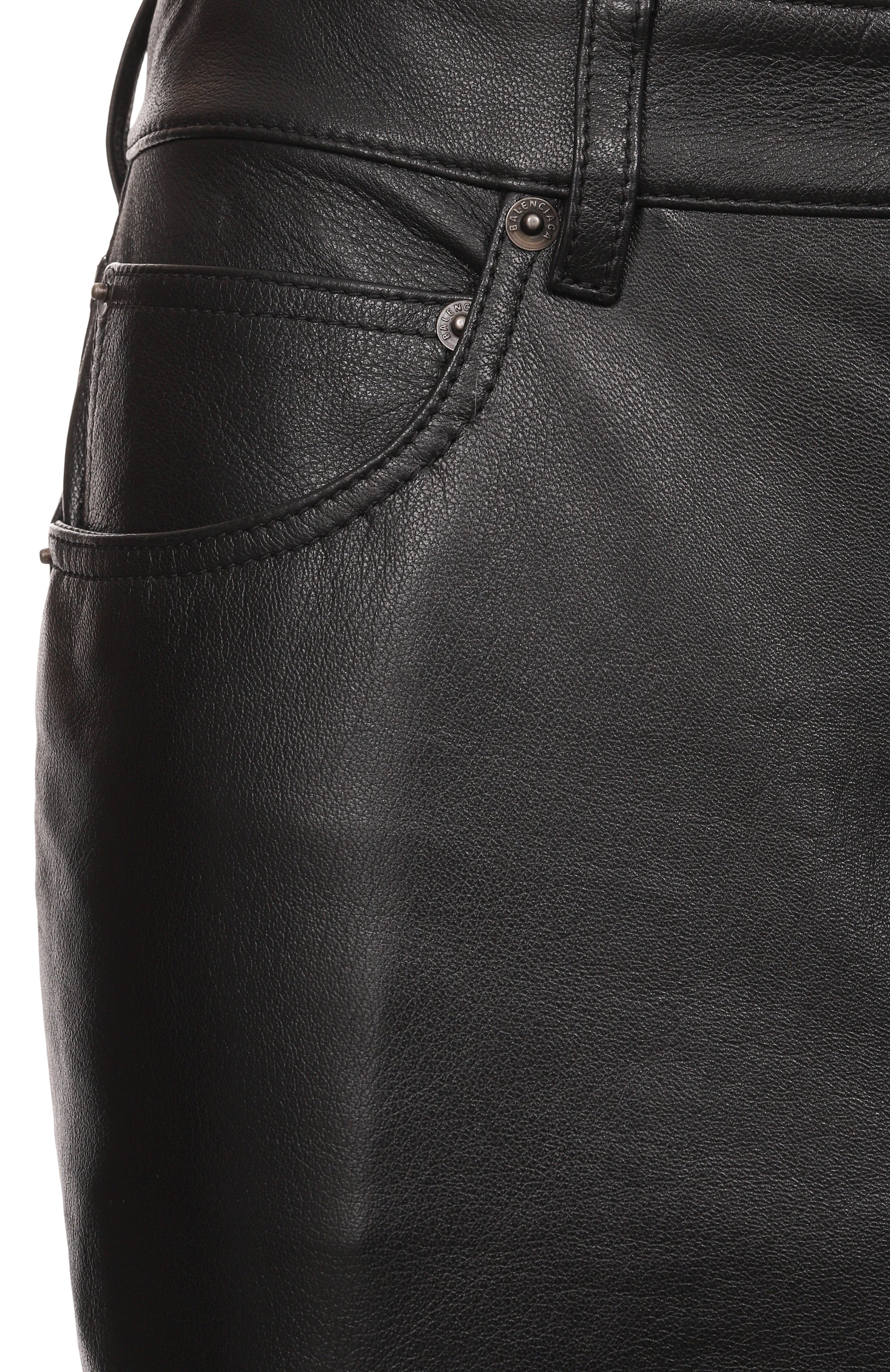 Кожаная юбка BALENCIAGA, арт. 830758/TSS01, фото 6