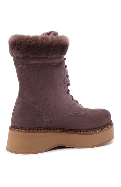 Замшевые ботинки naia PALOMA BARCELO, арт. NAIA SUEDE/M0UT0N, фото 4