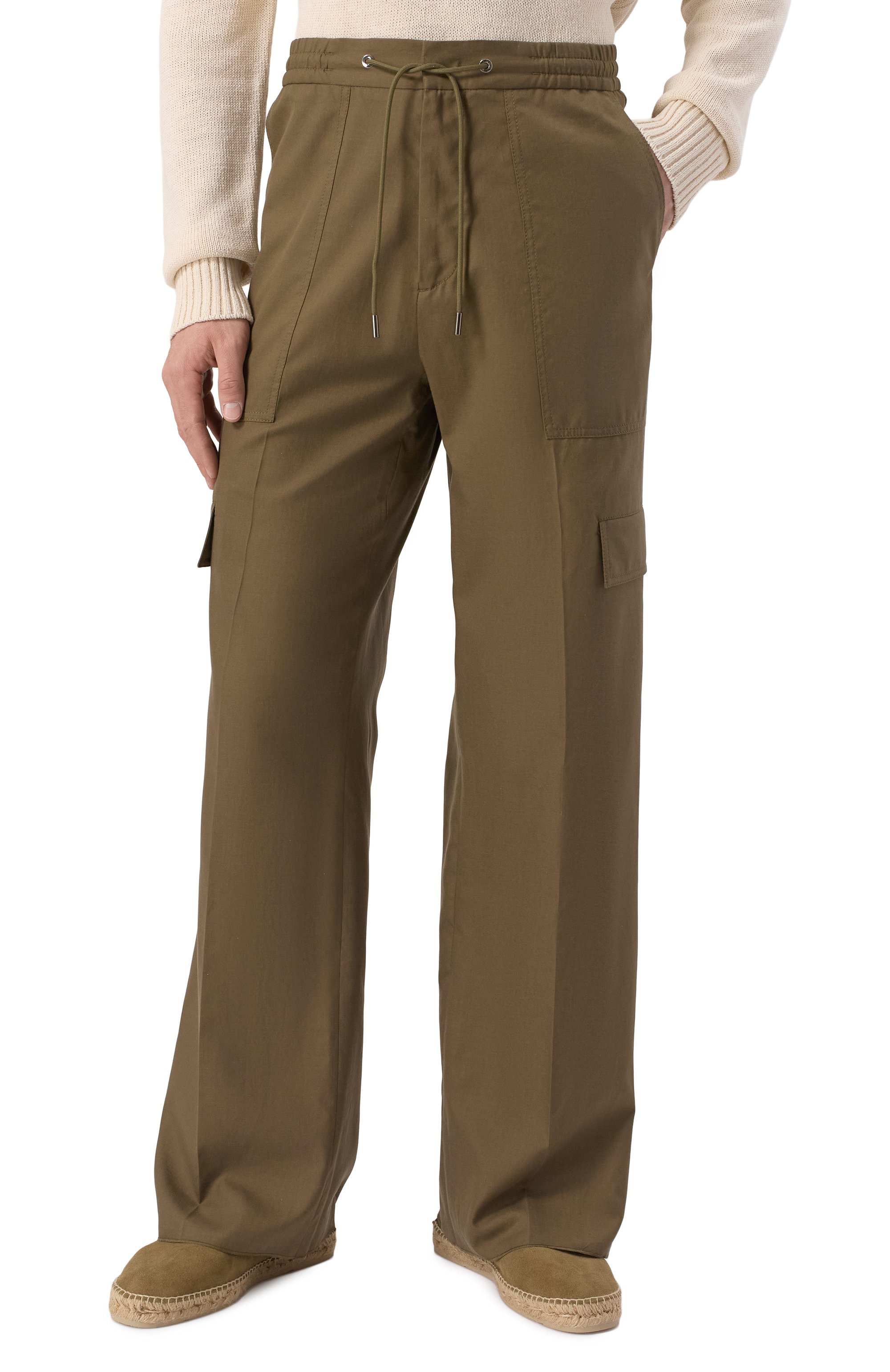 Брюки-карго из хлопка и шелка MVST, арт. 25E/X1P/0/B031/0207, фото 3