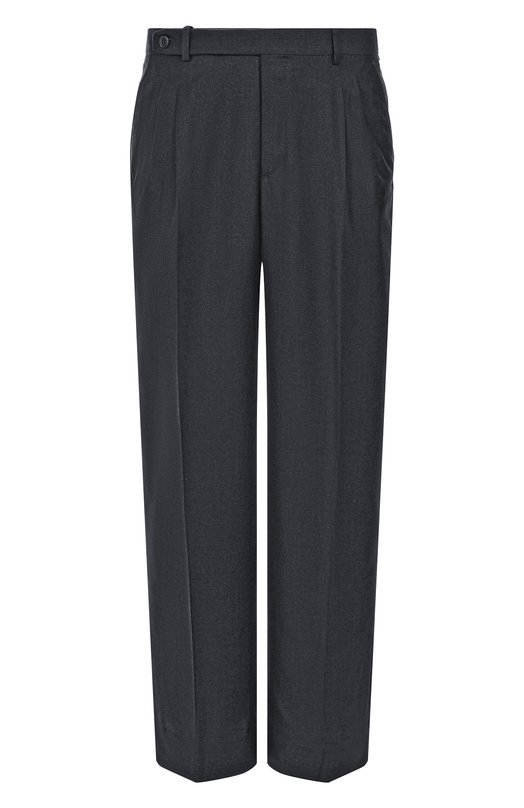 Шерстяные брюки Brioni RPAI0L/0DA56 Серый RPAI0L/0DA56
