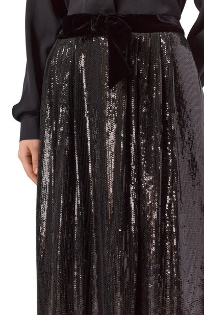 Юбка с отделкой пайетками EMPORIO ARMANI, арт. EW001355/AF14321, фото 5