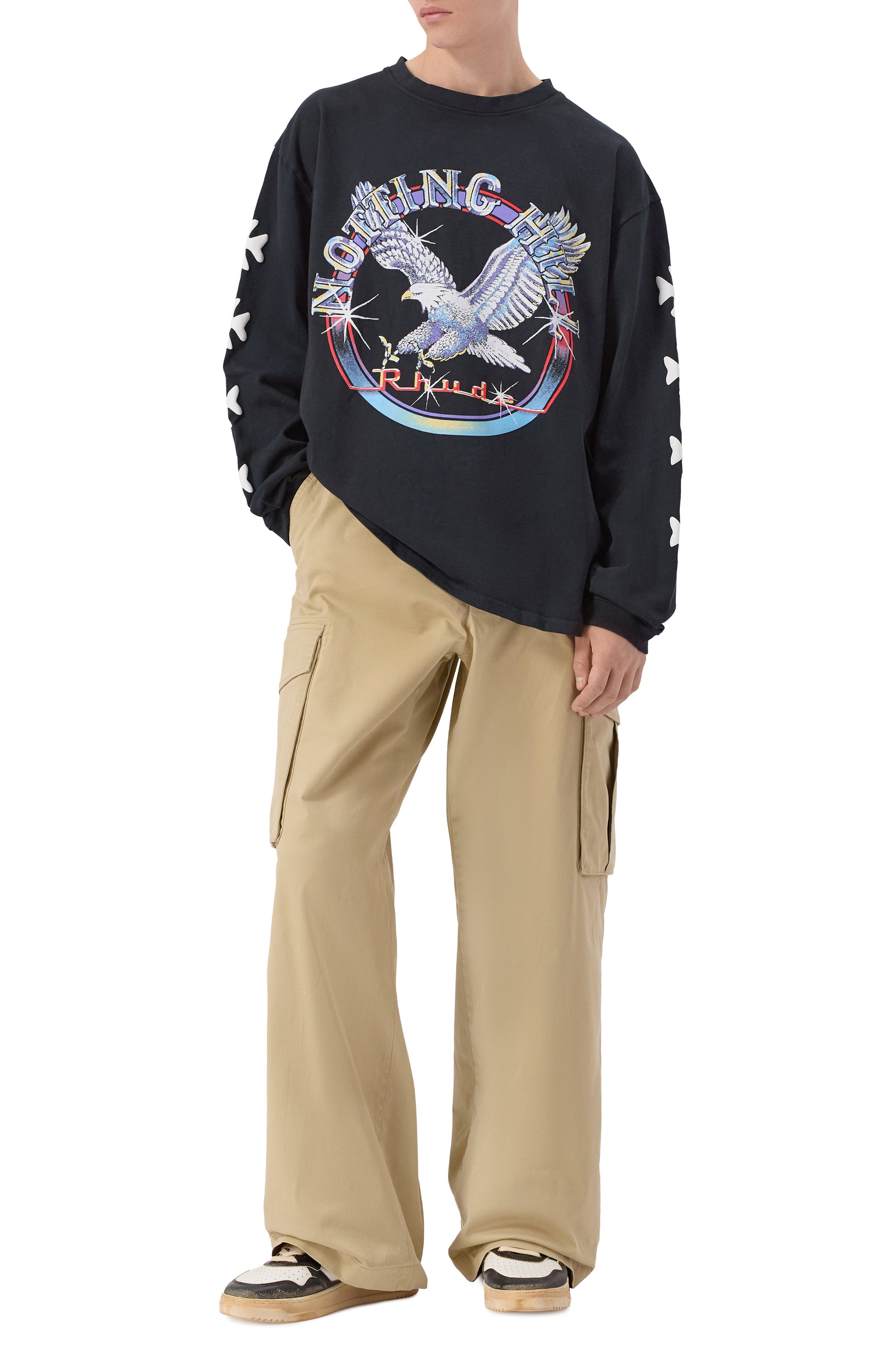 Хлопковый лонгслив RHUDE, арт. RHPF25TT14012, фото 2