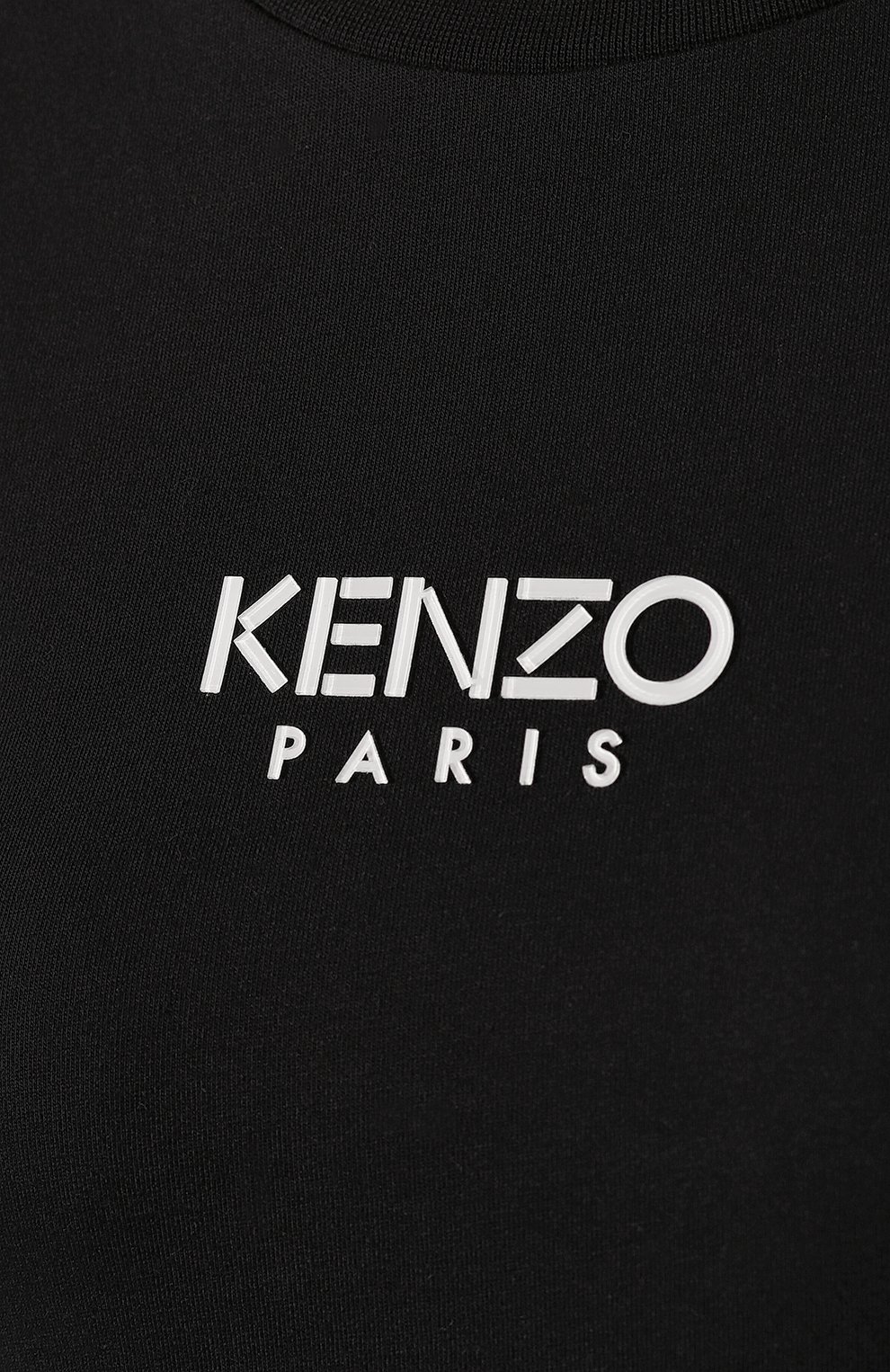 Хлопковая футболка KENZO черного цвета по цене 9950 руб., арт. FA52TS710937, фото 5 Хлопковая футболка KENZO, арт. FA52TS710937, фото 5