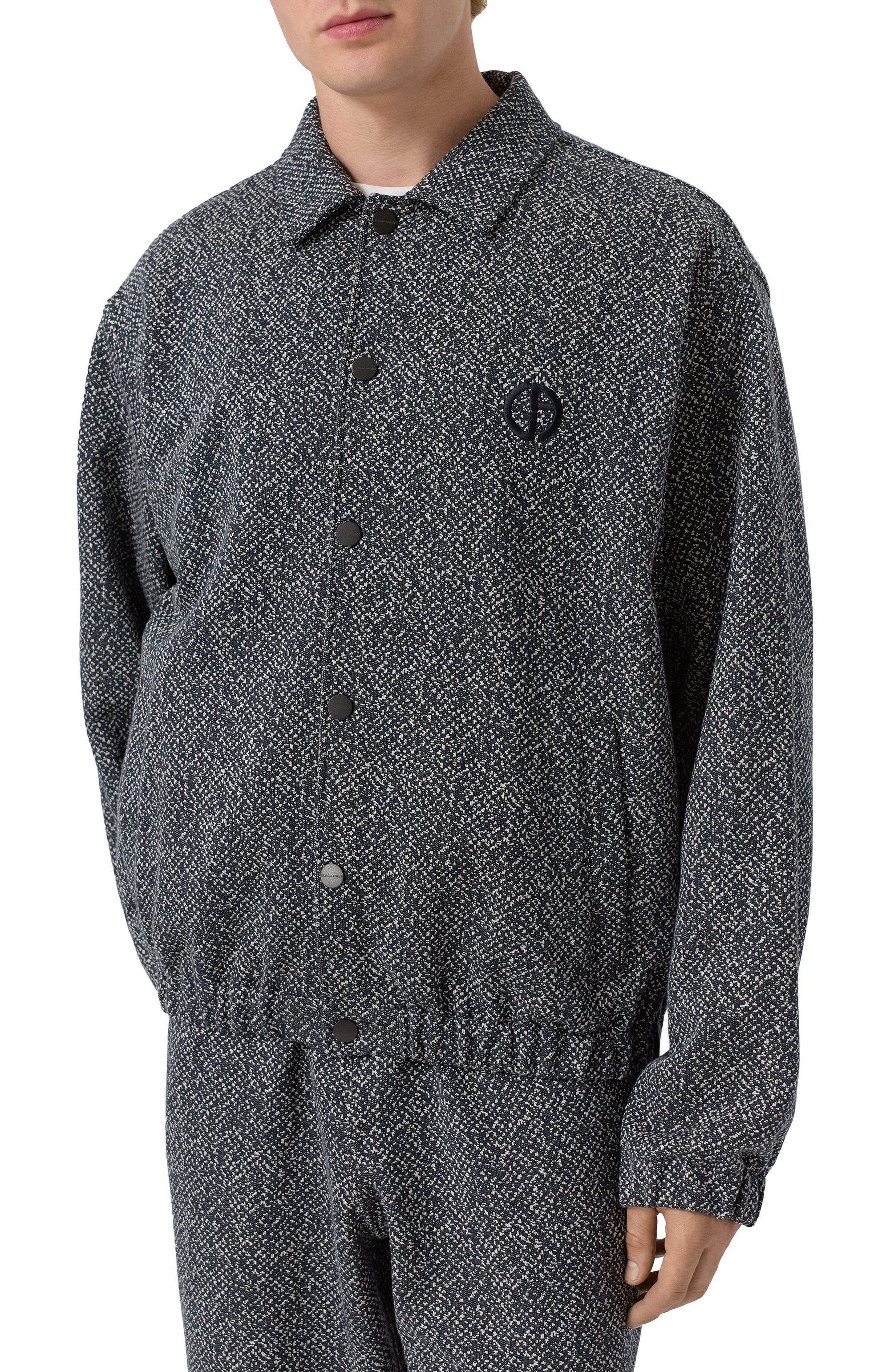 Бомбер из хлопка и кашемира GIORGIO ARMANI, арт. GM002488/AF20656, фото 3