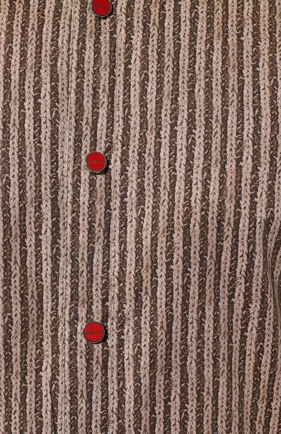 Хлопковая рубашка KITON коричневого цвета по цене 87550 руб., арт. UMCMARH0913001, фото 5 Хлопковая рубашка KITON, арт. UMCMARH0913001, фото 5