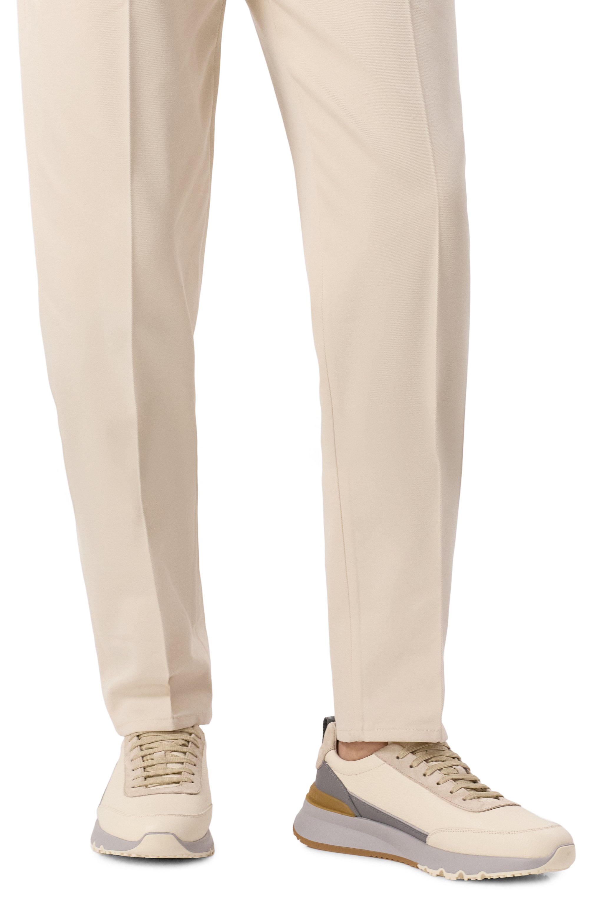 Кожаные кроссовки urban BRUNELLO CUCINELLI, арт. MZUAVG0278, фото 3