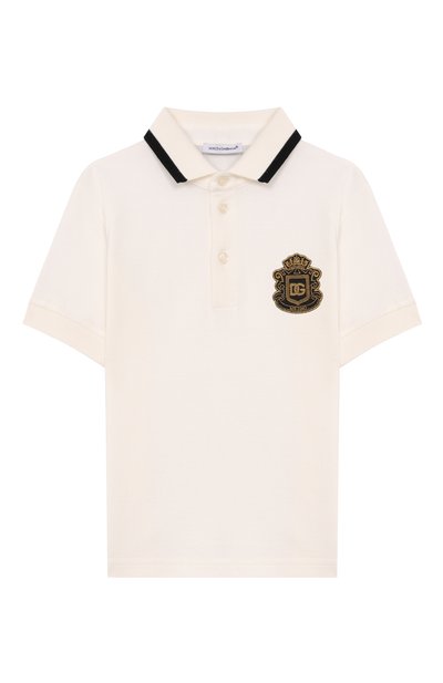 Хлопковое поло DOLCE & GABBANA, арт. L4JT8V/G7P1Q_001