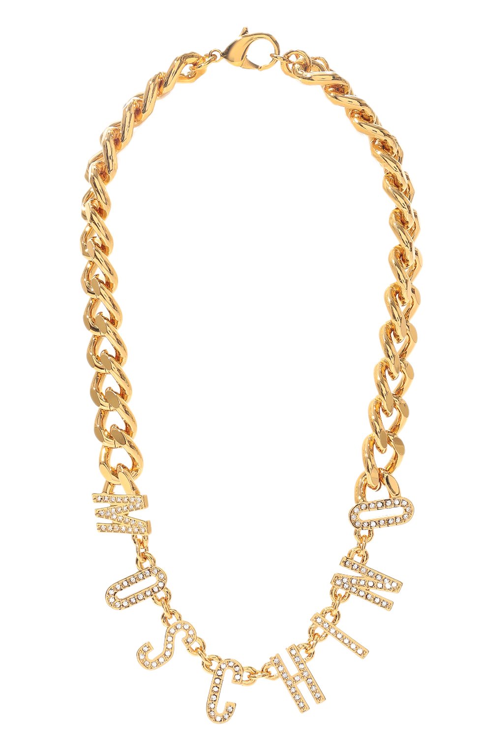 Колье MOSCHINO золотого цвета по цене 51650 руб., арт. 71 A9165 8413, фото 1 Колье MOSCHINO, арт. 71 A9165 8413, фото 1