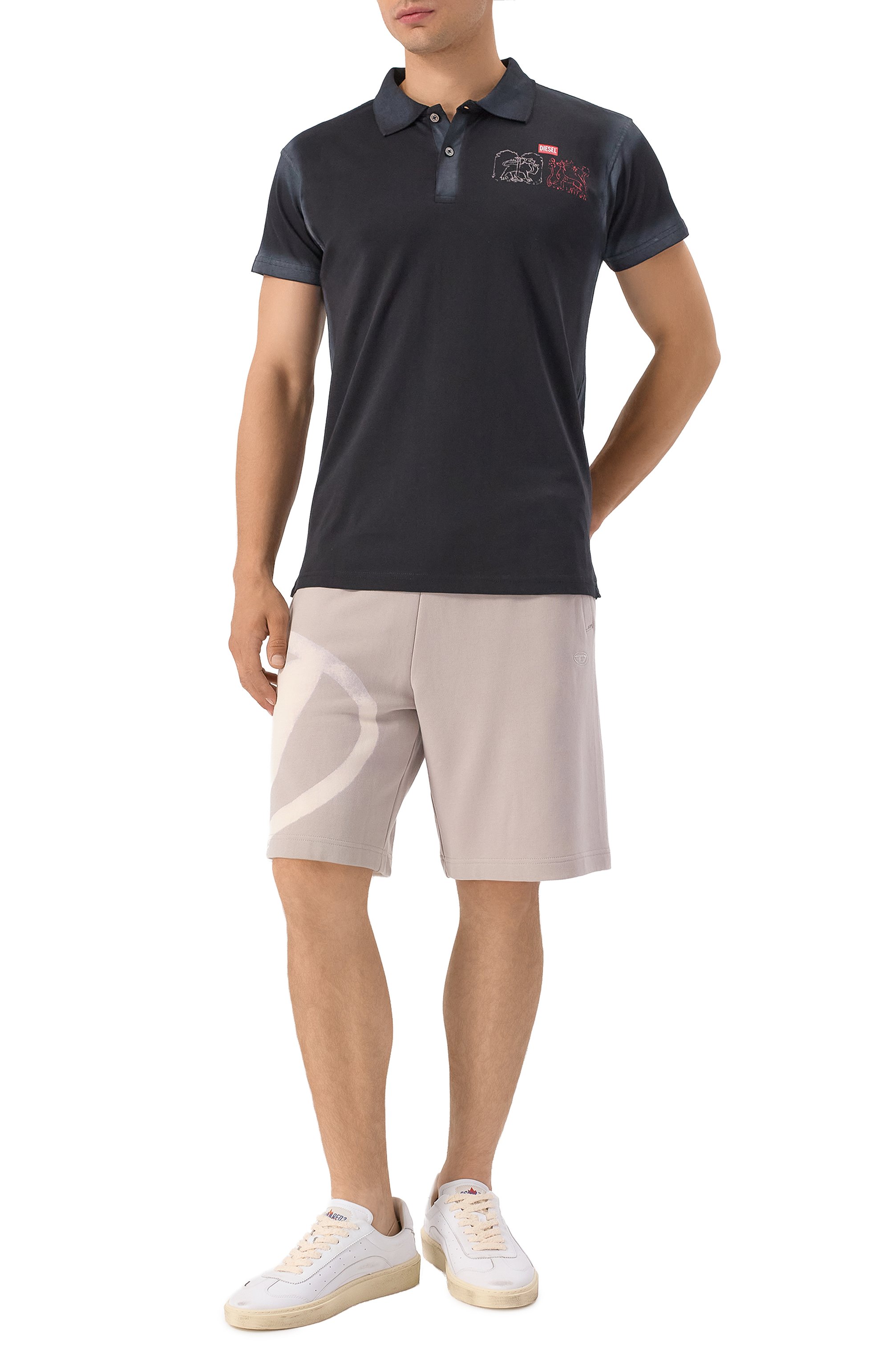 Хлопковое поло DIESEL, арт. A18481/0PLBS, фото 2
