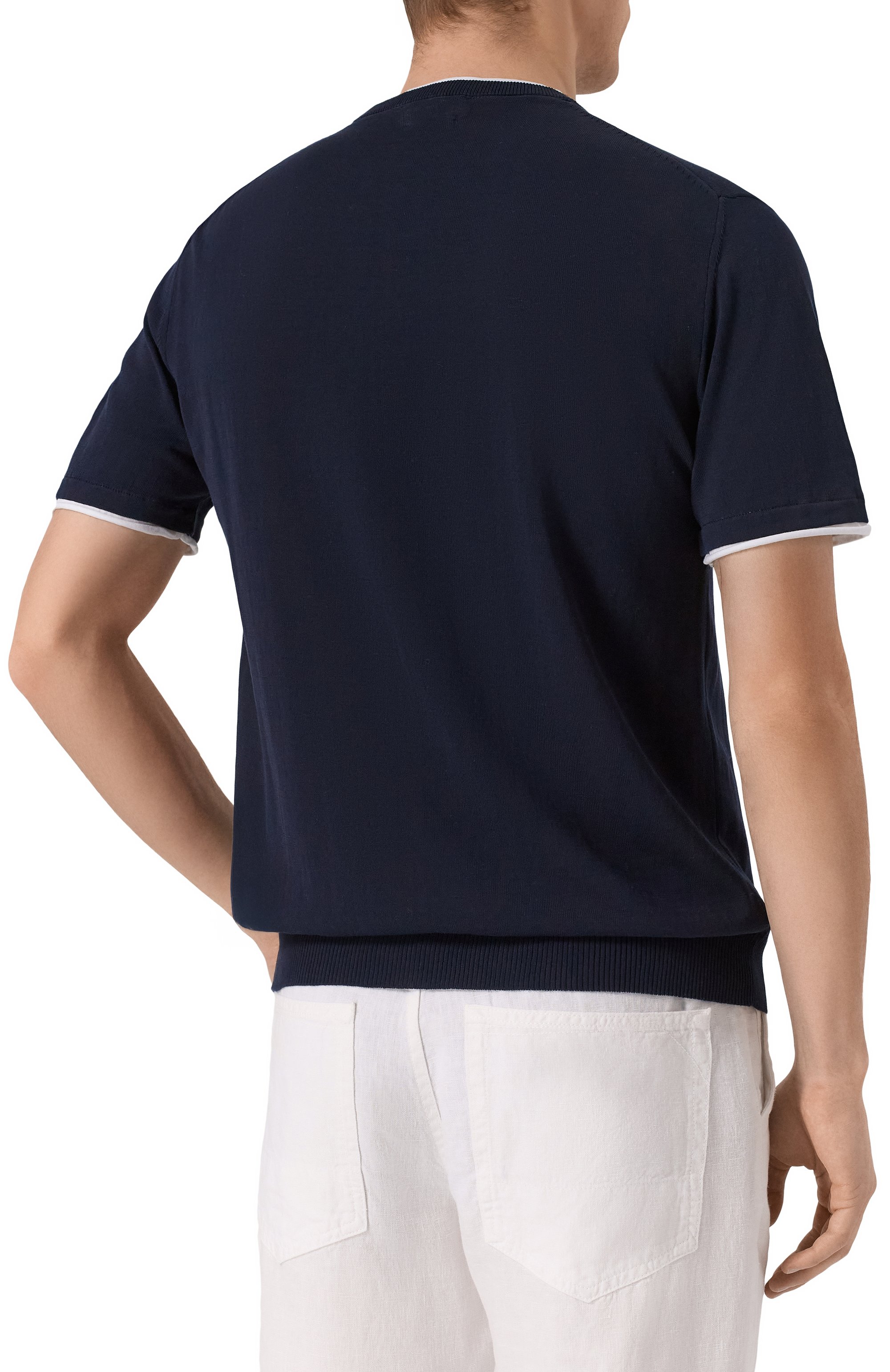 Хлопковый джемпер DANIELE FIESOLI, арт. DF0579, фото 4