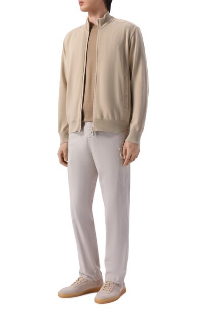 Мужская футболка из шелка и хлопка PAUL&SHARK, арт. 25411008