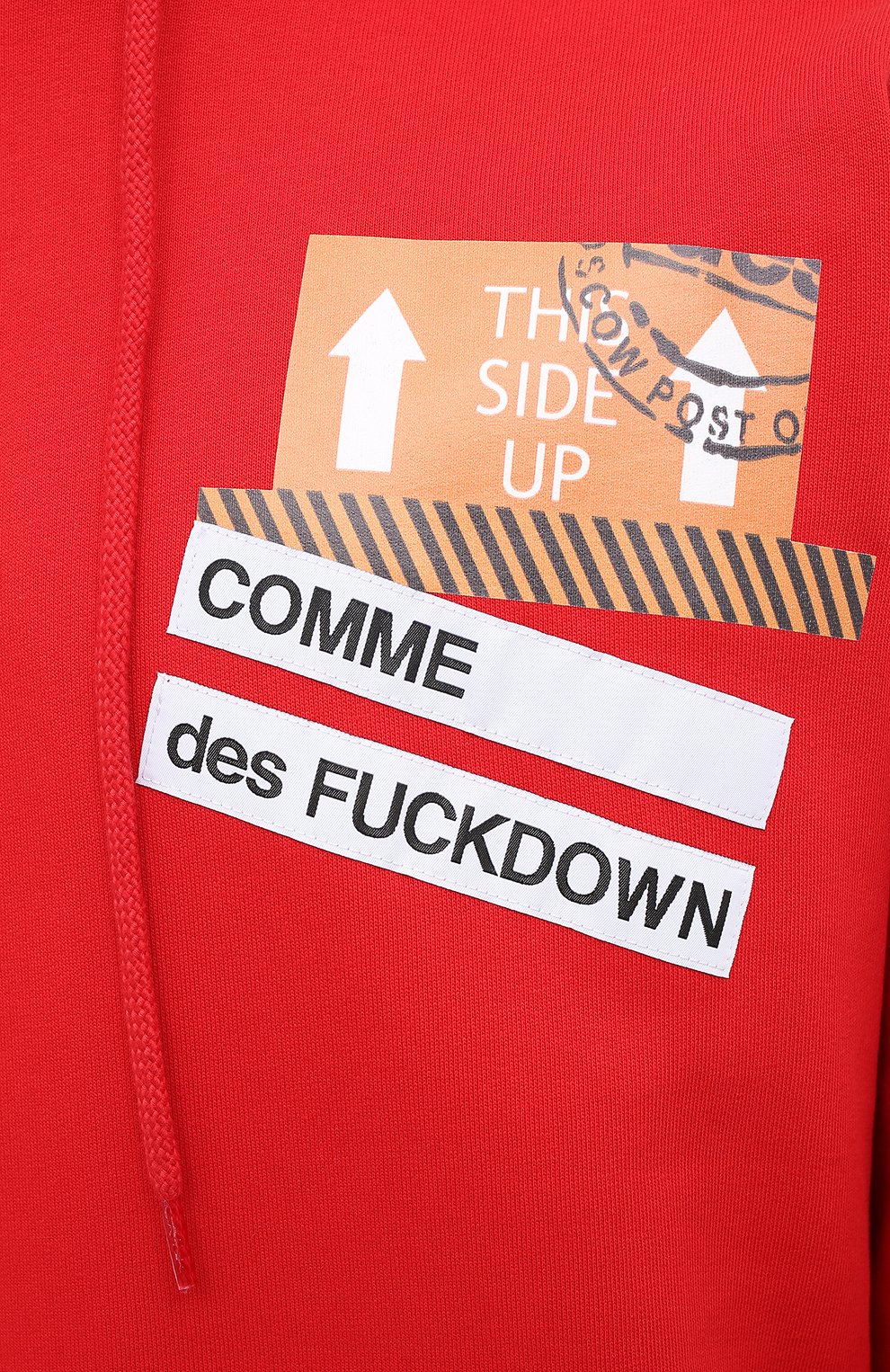 Хлопковое худи COMME DES FUCKDOWN, арт. CDFU992, фото 5