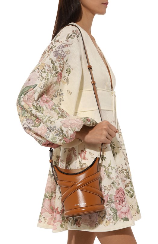 Сумка The Curve Alexander McQueen 46564671YB40 Коричневый  46564671YB40 Фото 2