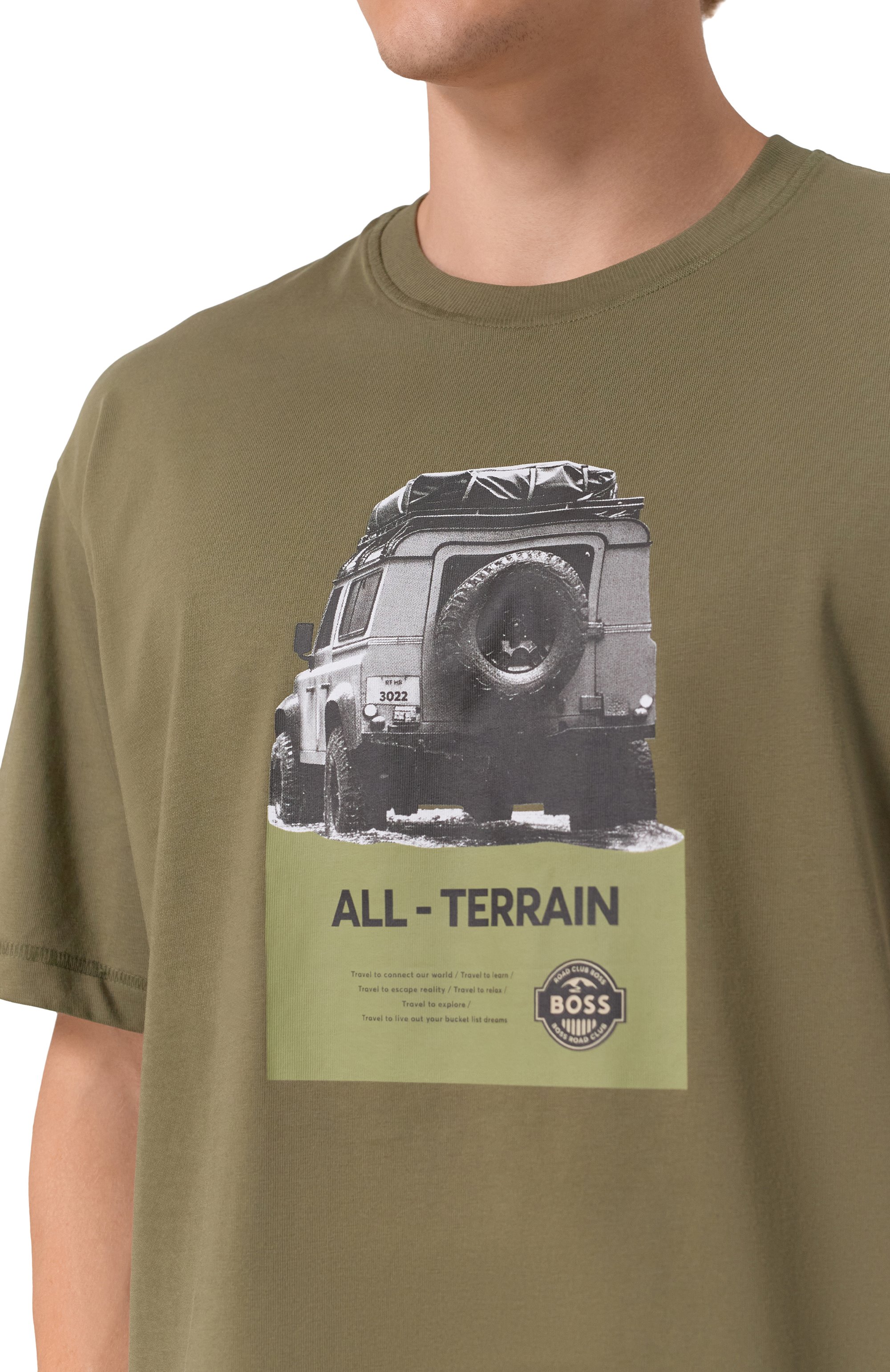 Хлопковая футболка BOSS ORANGE, арт. 50546958, фото 5