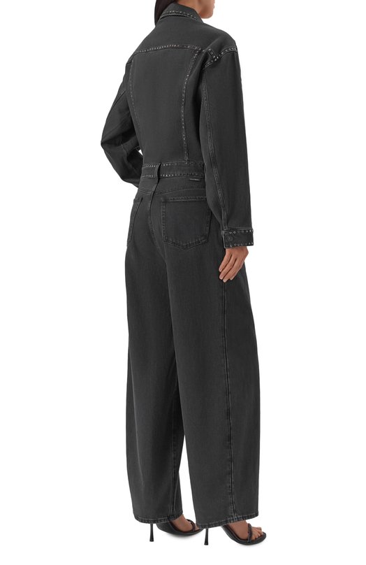 Джинсовый комбинезон 7 For All Mankind 7U59TC31-1ZN Чёрный  7U59TC31-1ZN Фото 3