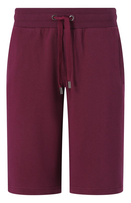 Хлопковые шорты Dolce & Gabbana GP07UT/G7N7B Бордовый GP07UT/G7N7B