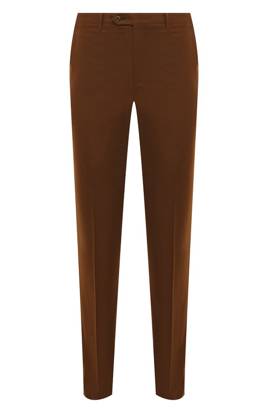 Шерстяные брюки Corneliani 945B01-9418110 Коричневый 945B01-9418110