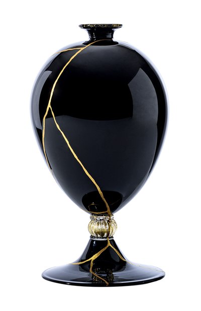 Ваза veronese kintsugi VENINI, арт. F0360017000X0BIA