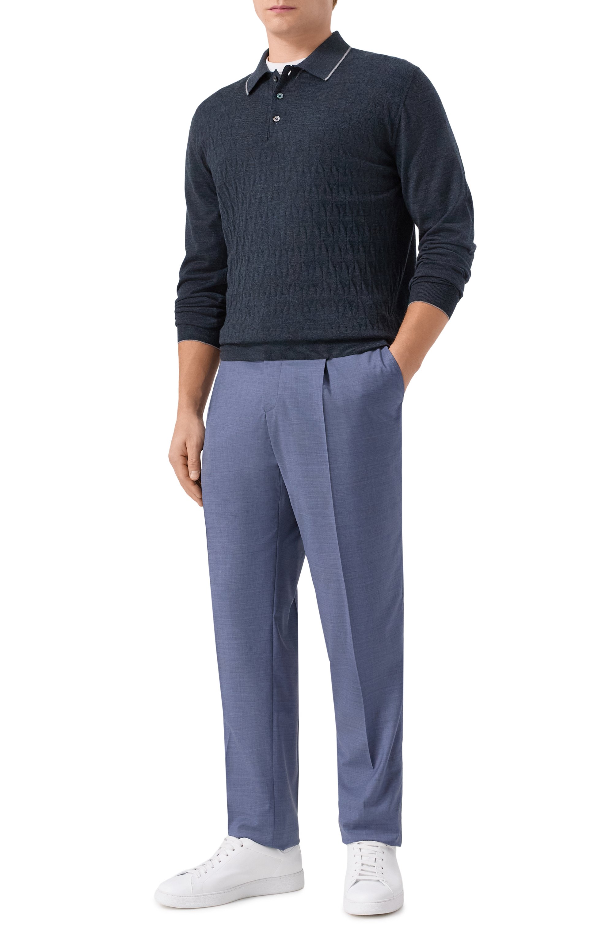 Шерстяное поло FEDELI, арт. MU006427, фото 2