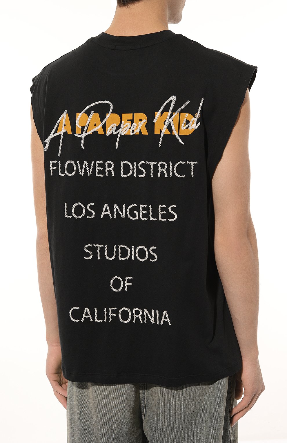 Хлопковая майка A PAPER KID, арт. S4PKMATA059, фото 4