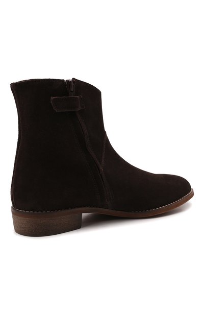 Замшевые ботинки BEBERLIS темно-коричневого цвета по цене 11350 руб., арт. 21517/28-30, фото 3 Замшевые ботинки BEBERLIS, арт. 21517/28-30, фото 3